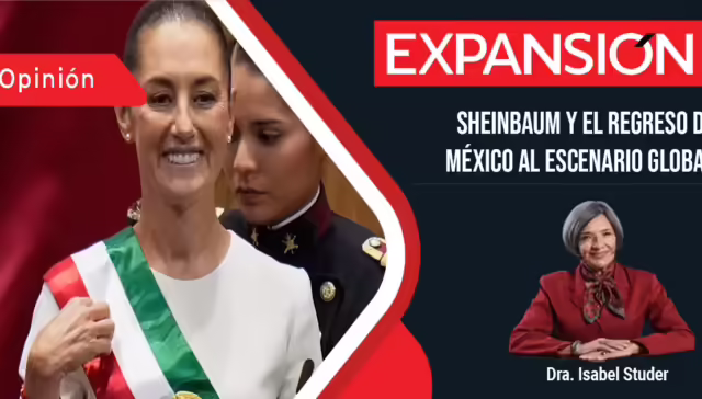 Expansión México, Sheinbaum México escenario global sostenibilidad. Dra Studer