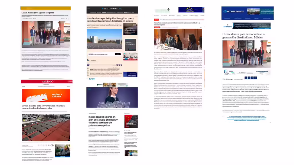 Sostenibilidad Global - Lanzamiento Alianza por la Equidad Energética Prensa